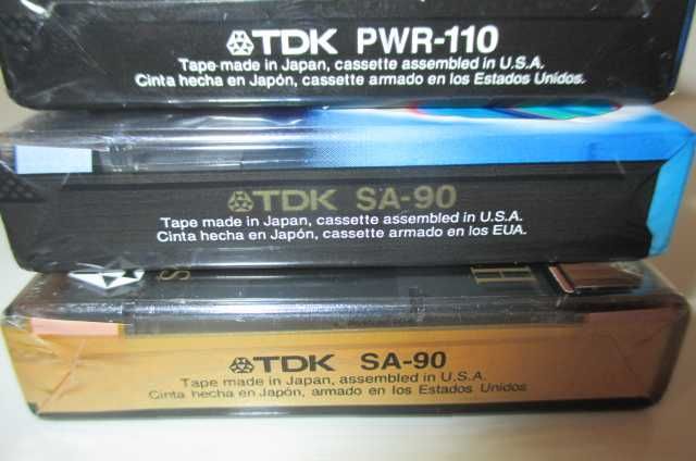 аудіо касети. TDK SA & TDK CDpower.