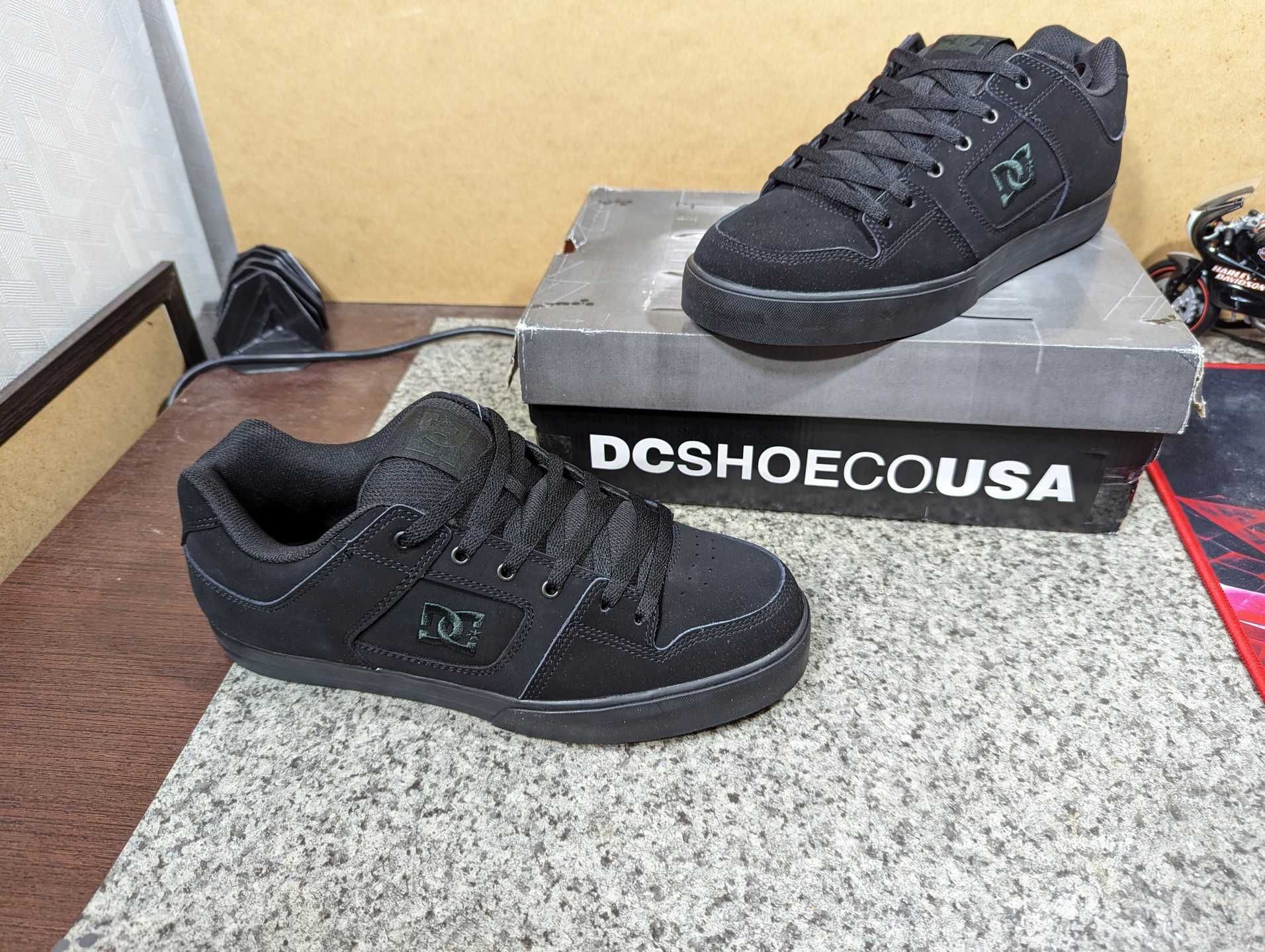 Кроссовки DC Shoes Pure Black кросівки кеди Нові Оригінал 42 46