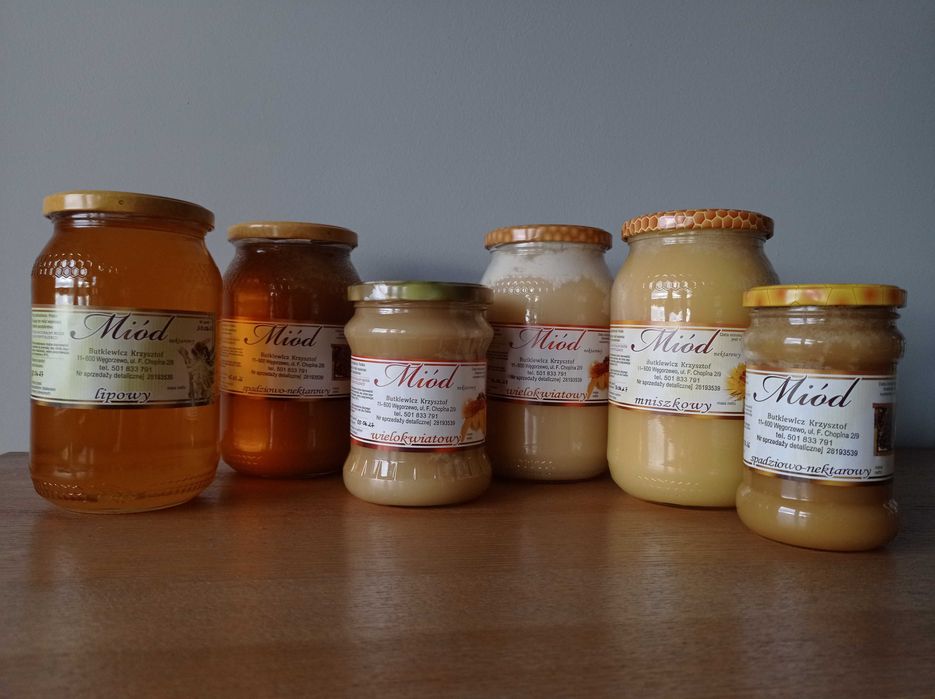 Miód wielokwiatowy | kremowy | sezon 2024 | Mazury