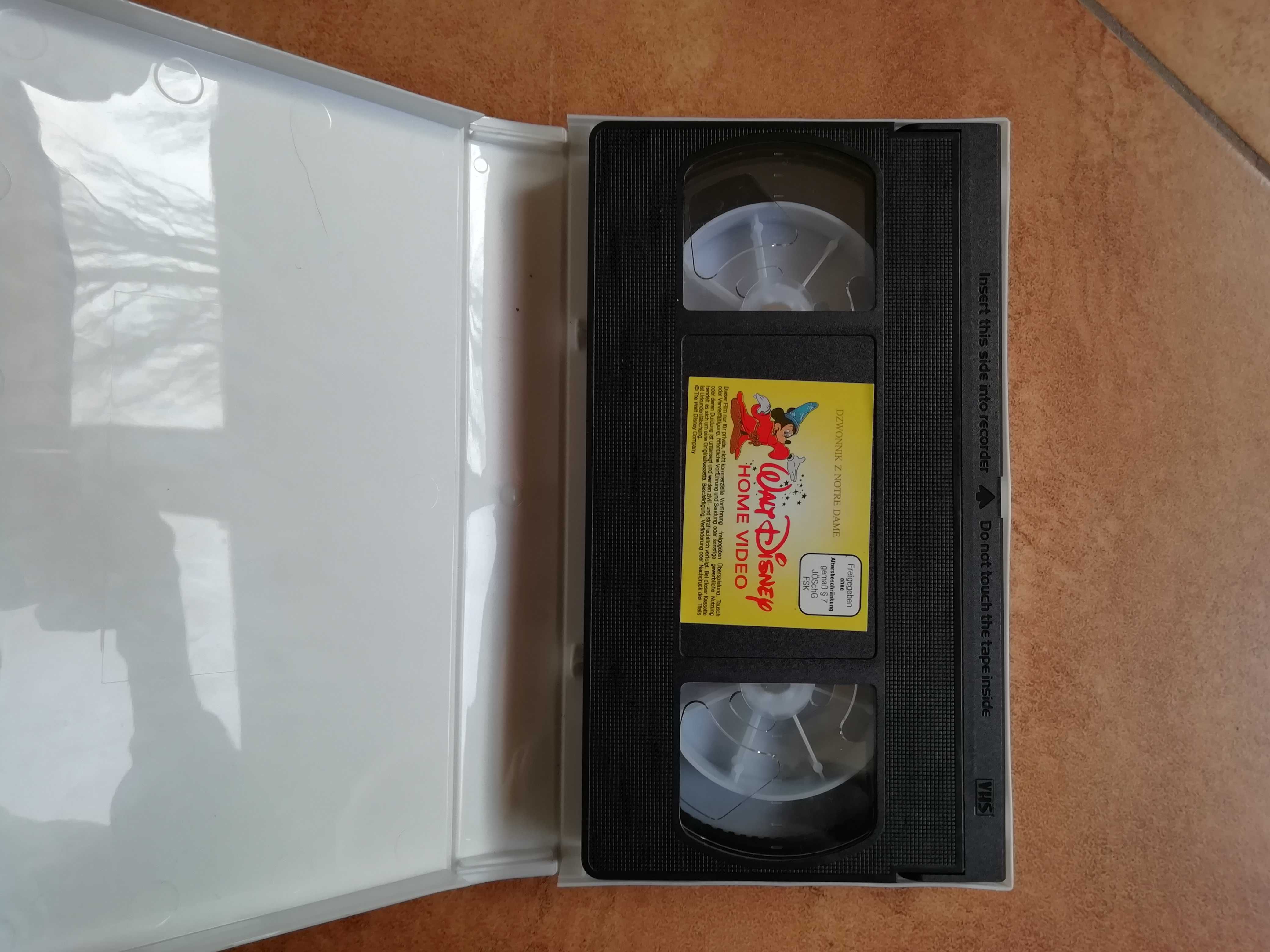 Bajka Dzwonnik z Notre Dame kaseta VHS