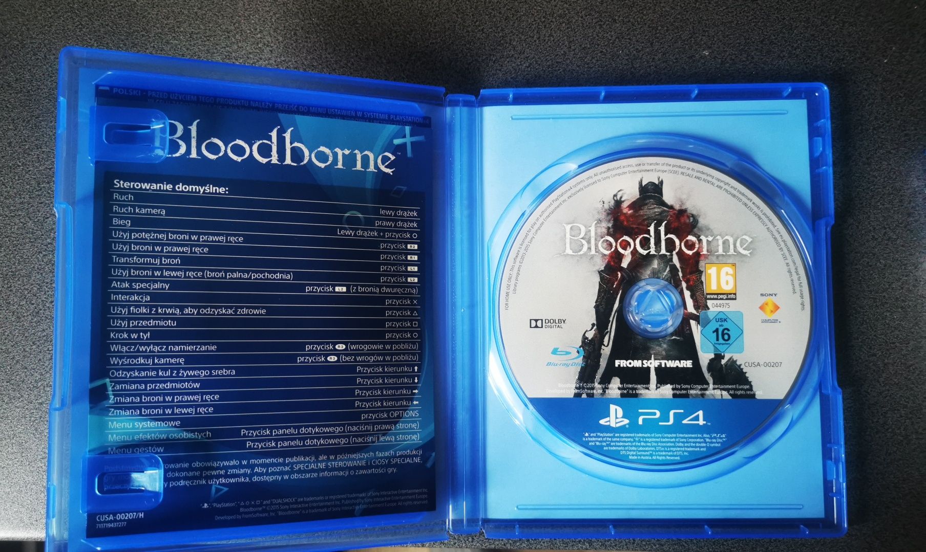 Gra ps4 bloodborne  jak nowa