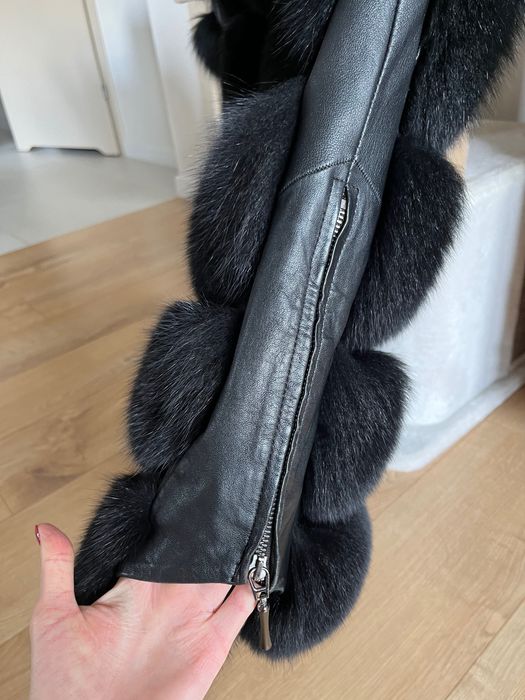 Futro z lisa czarnego