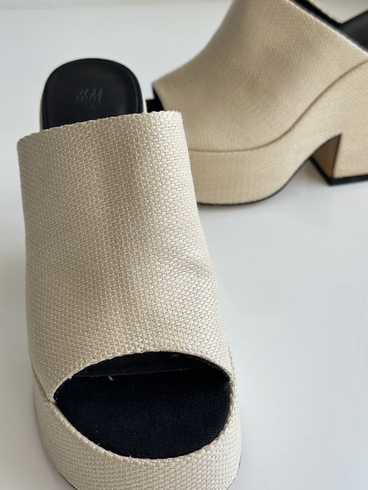 Мюлі H&M бежеві, трендові