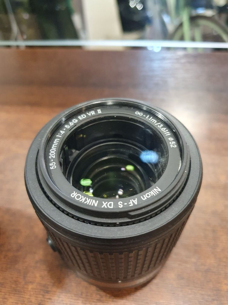 Aparat Nikon D3200 lustrzanka 18-55mm + 55-200mm przebieg 1177