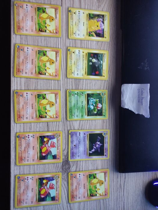 Pokemon Conjunto Shadowless Inglês