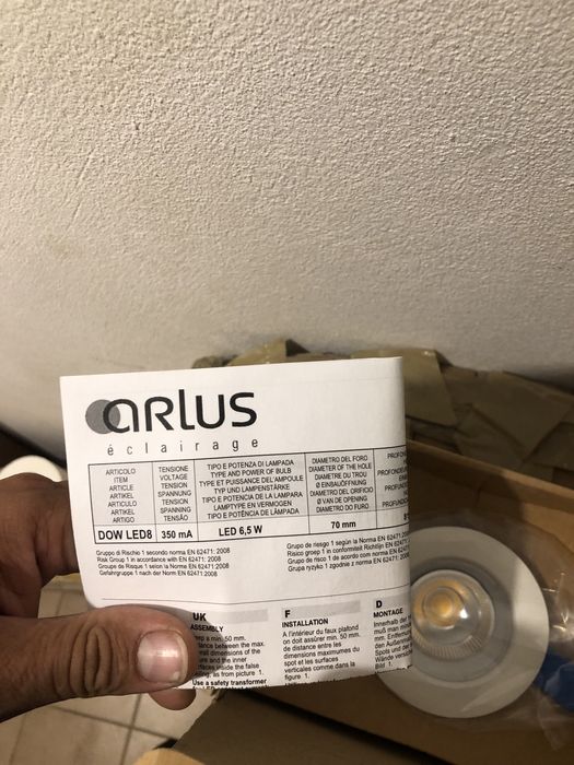 Focos led novos ou troco