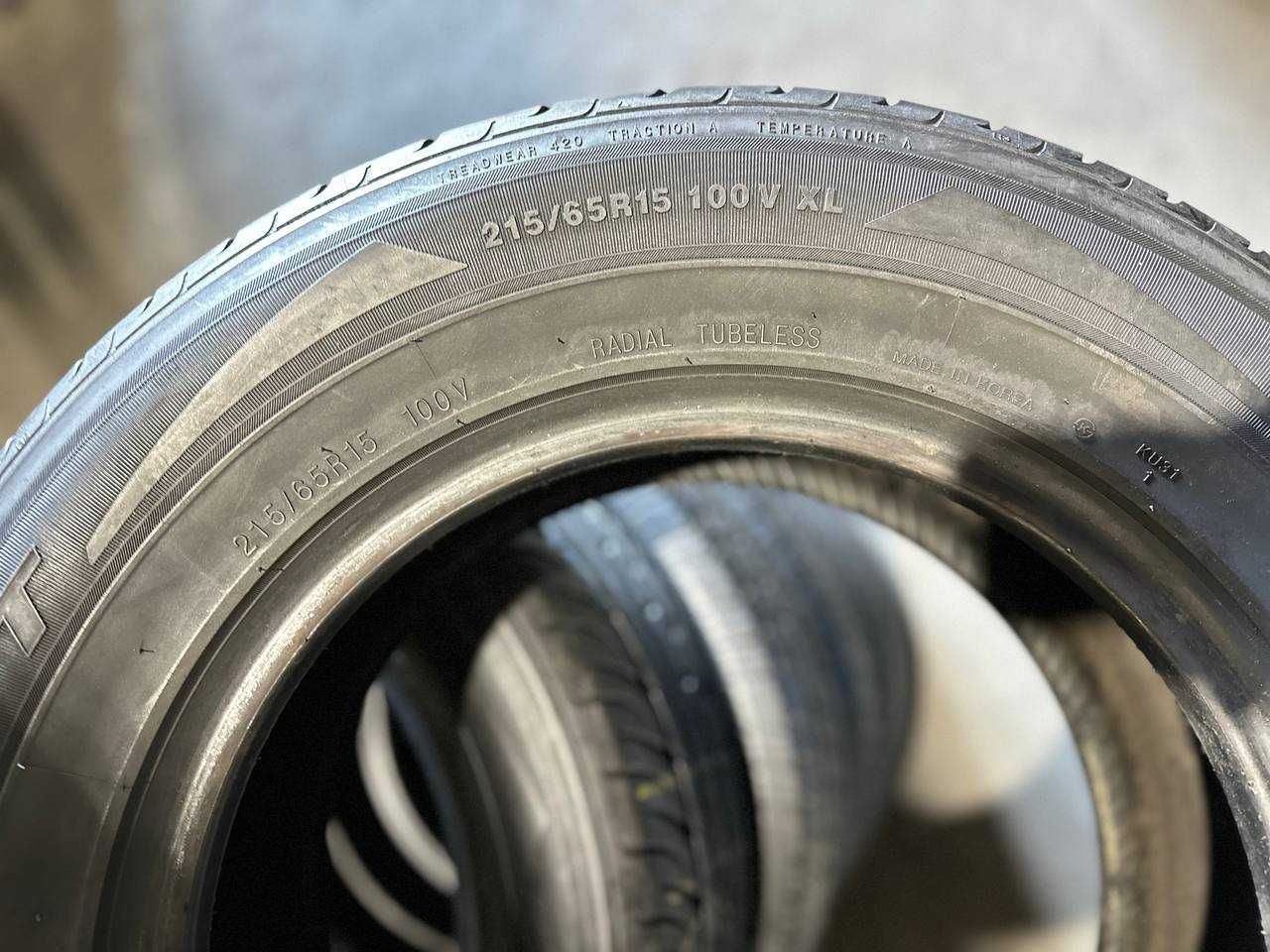 Літні шини 215/65 R15 Kumho Ecsta SPT 2шт 2022рік Korea