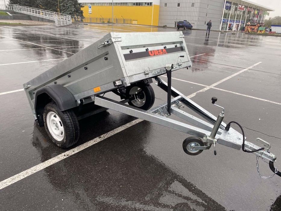 Оцинкованный усиленный, легковой, бортовой, прицеп