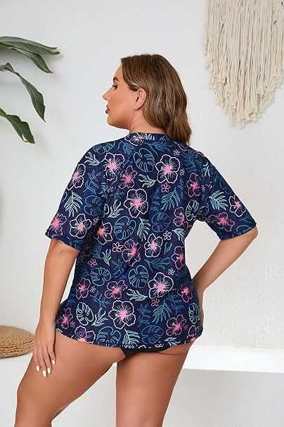 Koszulka HALCURT 4X Damska UV Do Pływania Z Krótkim Rękawem