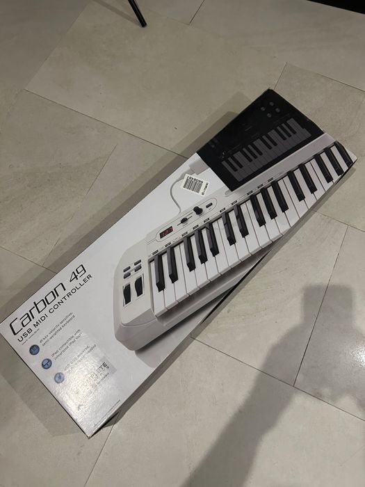 Teclado Midi Samson - 49 teclas como Novo com Caixa