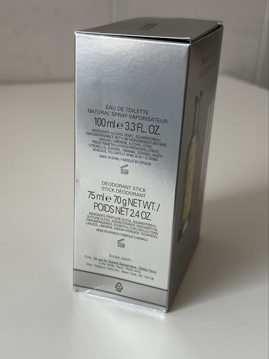 Coffret Hugo Boss Bottled EDT 100ml + Deostick 75ml – TRAVEL EDITION