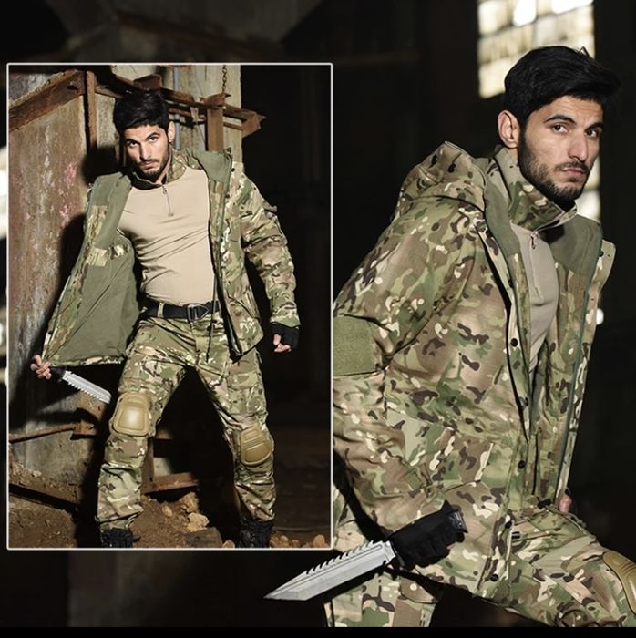 ‼️ Тепла куртка HAN WILD G8 мультикам на флісі ріпстоп M-4XL ‼️