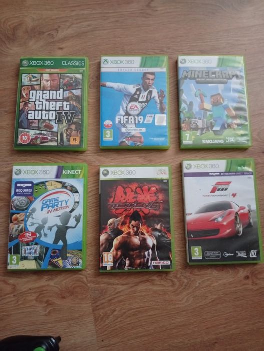 Xbox 360- super stan,Kinect,dużo gier