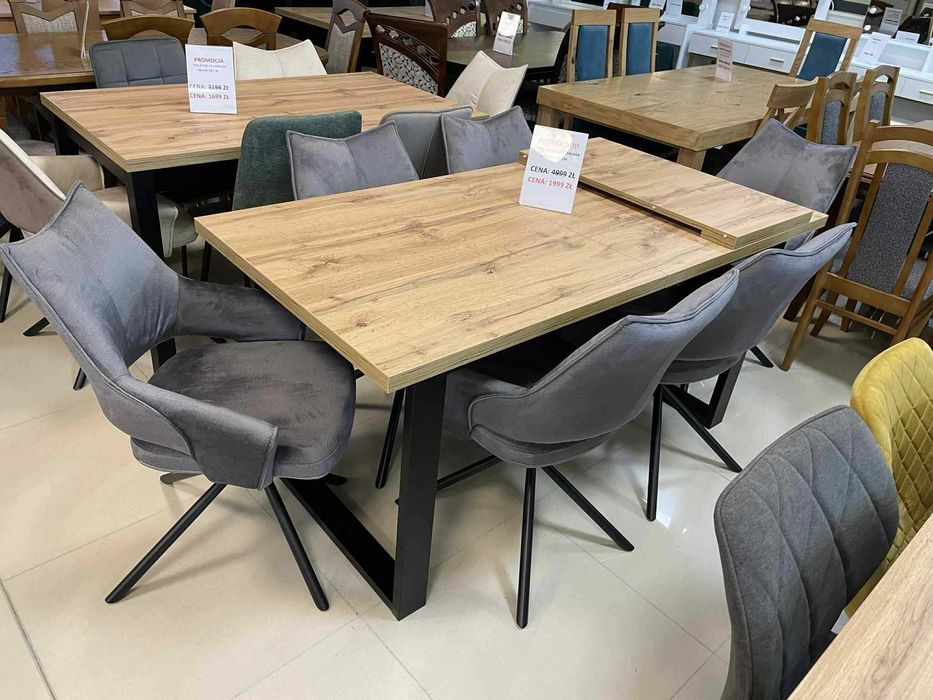 (92WN) Stół rozkładany + 6 krzeseł, okazja 1999 zł