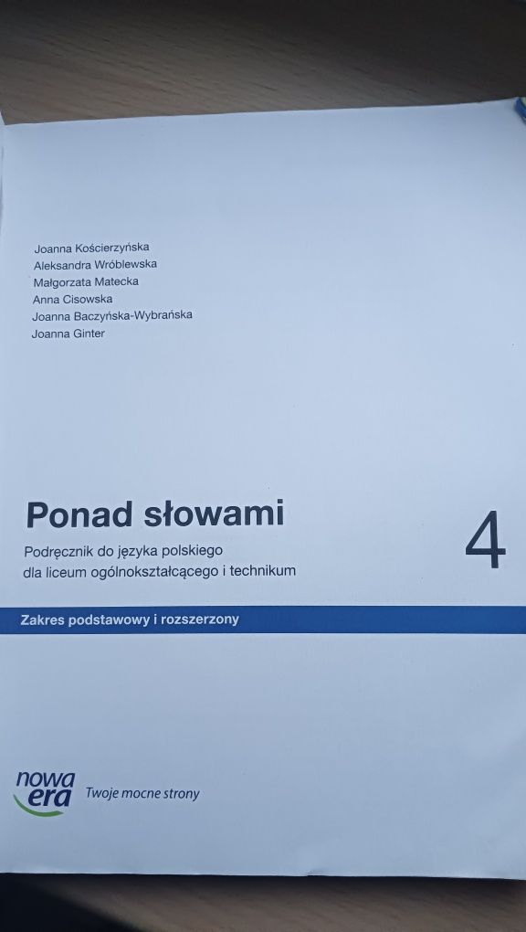 Ponad słowami 4 Nowa era