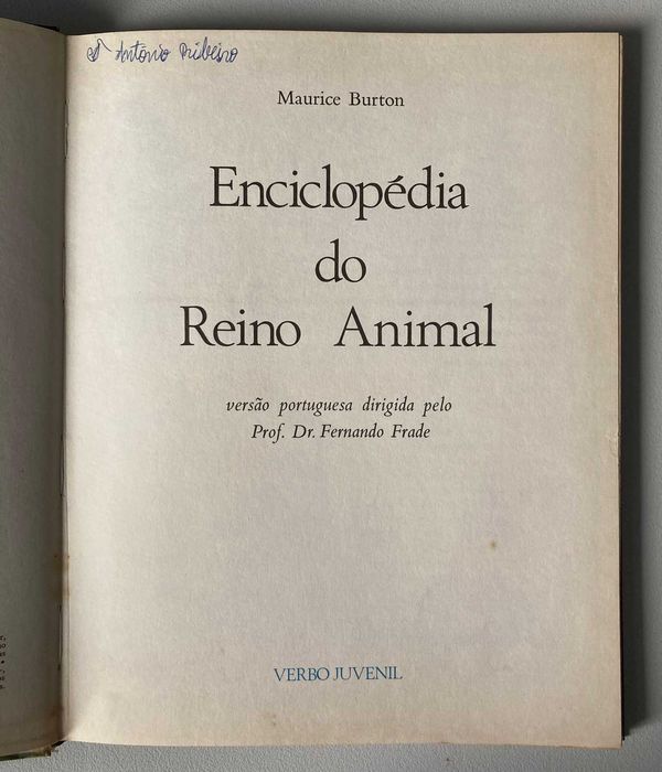 Enciclopédia do Reino Animal, de Maurice Burton