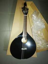 Guitarra portuguesa fado Coimbra preta + kit