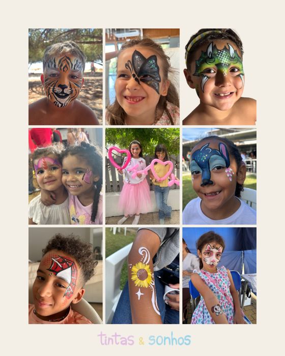 Pinturas Faciais e Modelagem de Balões - Animação de Eventos
