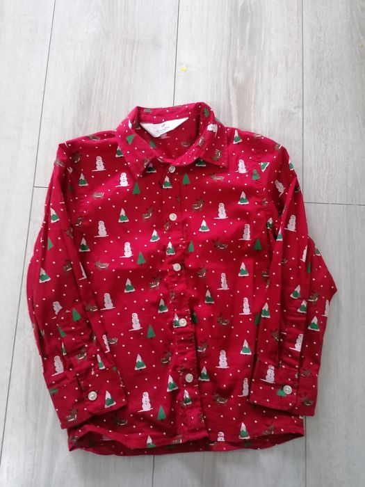 Koszula świąteczna H&m rozm 110