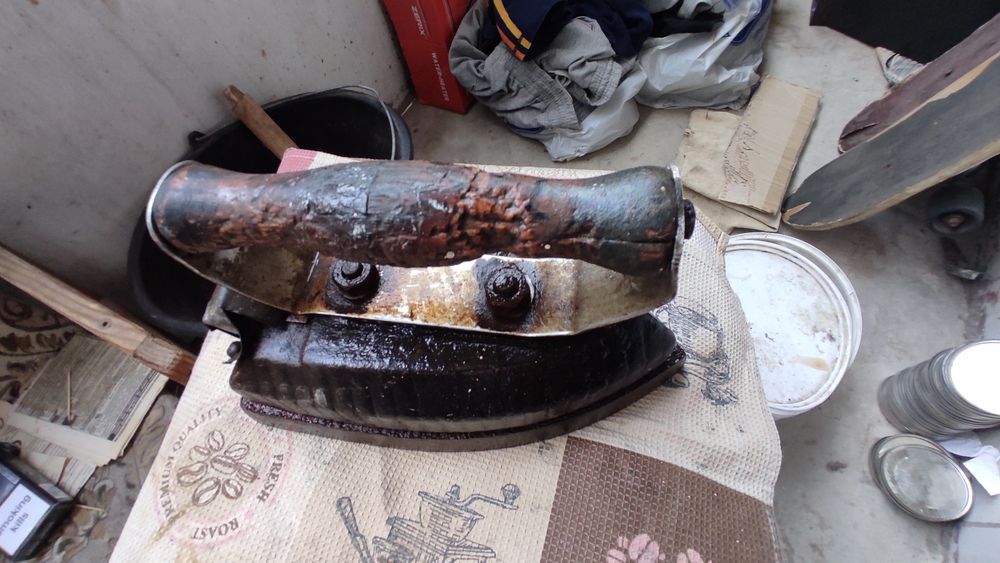 Утюг электрический чугунный,Праска електрична с чавуну