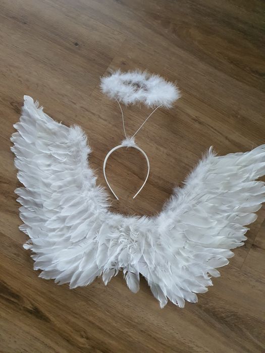 Skrzydła anioła Aureola Przebranie Jasełka