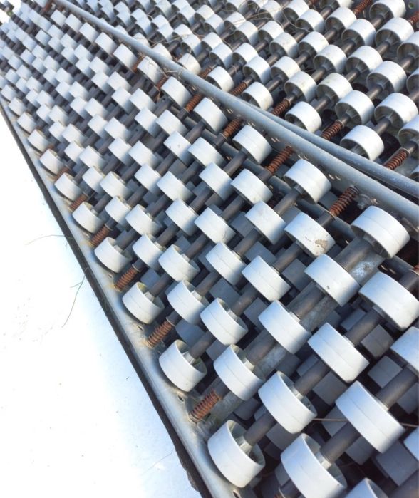 Listwa rolkowa, szyna, podajnik