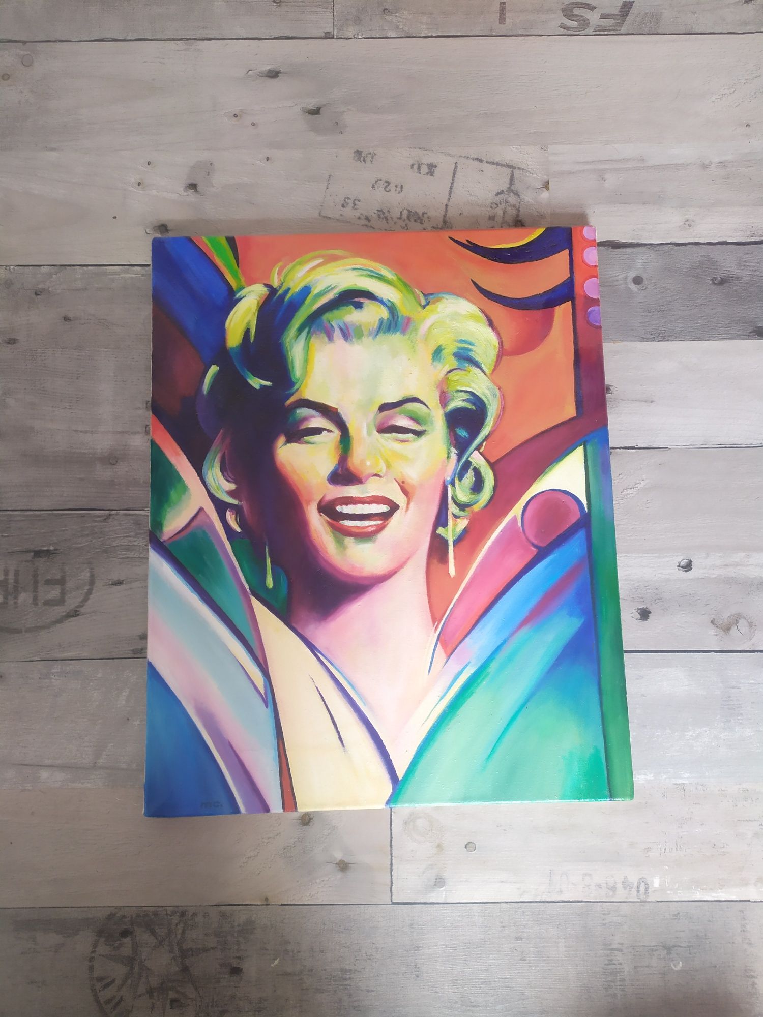 Obraz olejny na płótnie 40x50 Marylin Monroe