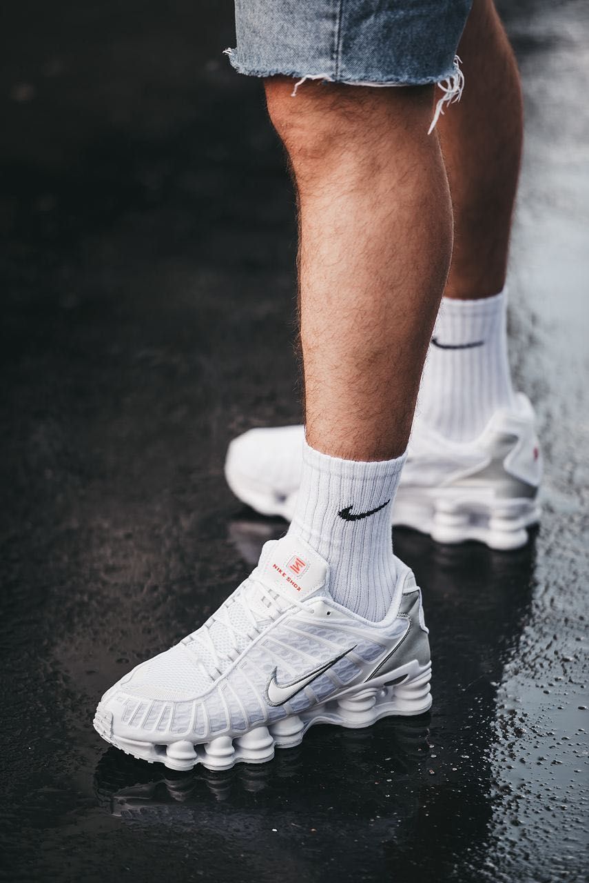 Мужские кроссовки Nike SHOX TL - 2 цвета. Размеры 40-45