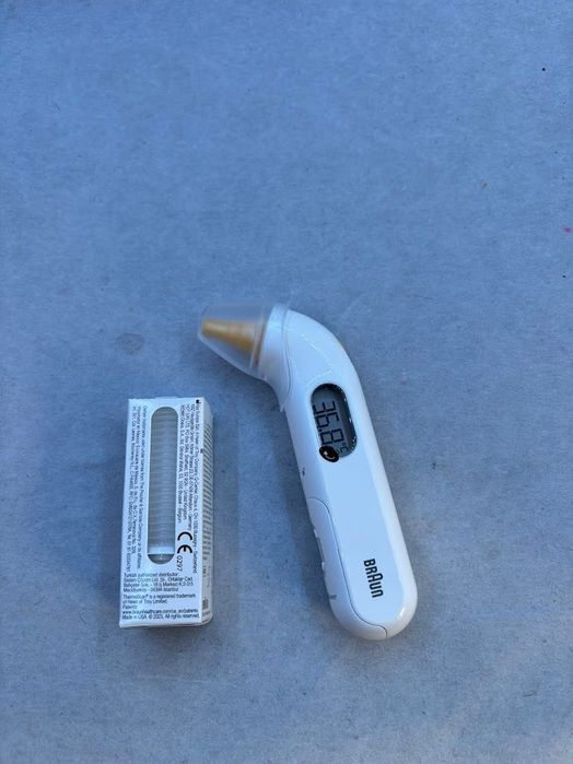 outlet termometr elektroniczny braun thermoscan3 irt3030 lcd biały