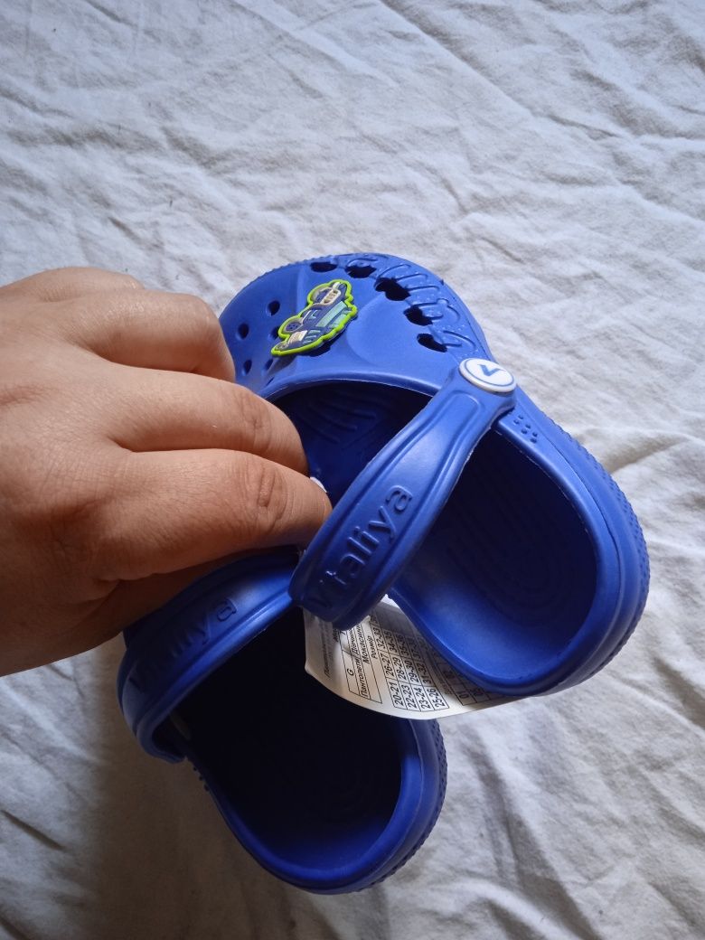 Кроксы детские сандалии босоножки р29 18см нов