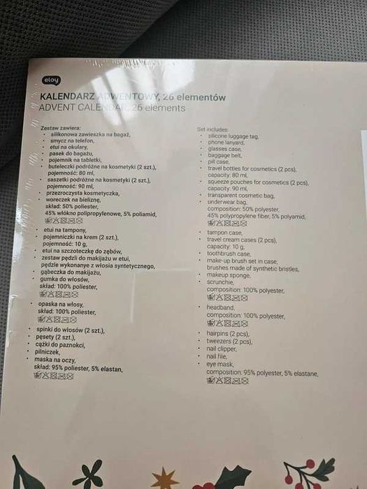 Eloy kalendarz adwentowy podróżniczy