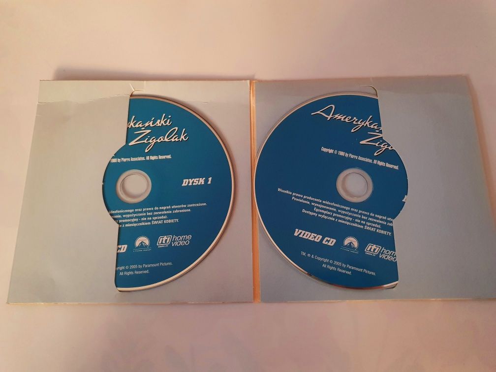 Amerykanski zigolak - film VCD