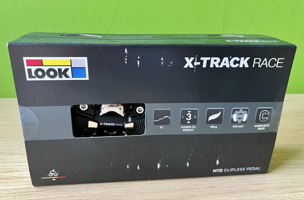 Pedały rowerowe zatrzaskowe Look X-Tract Race z blokami NOWE