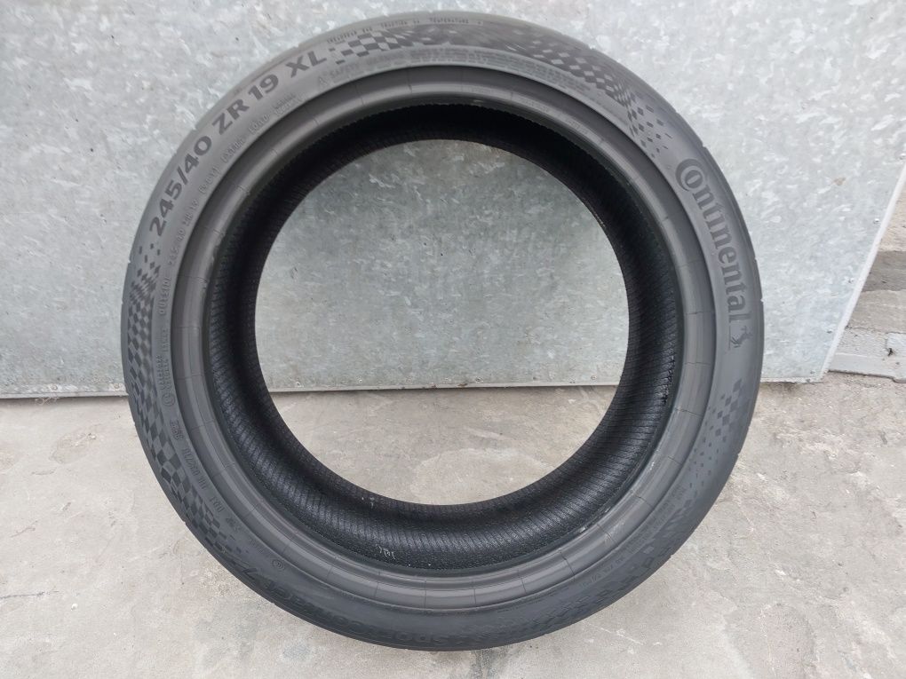 245/40/19 XL 1 sztuka lato Continental SportContact 7 22rok 6mm