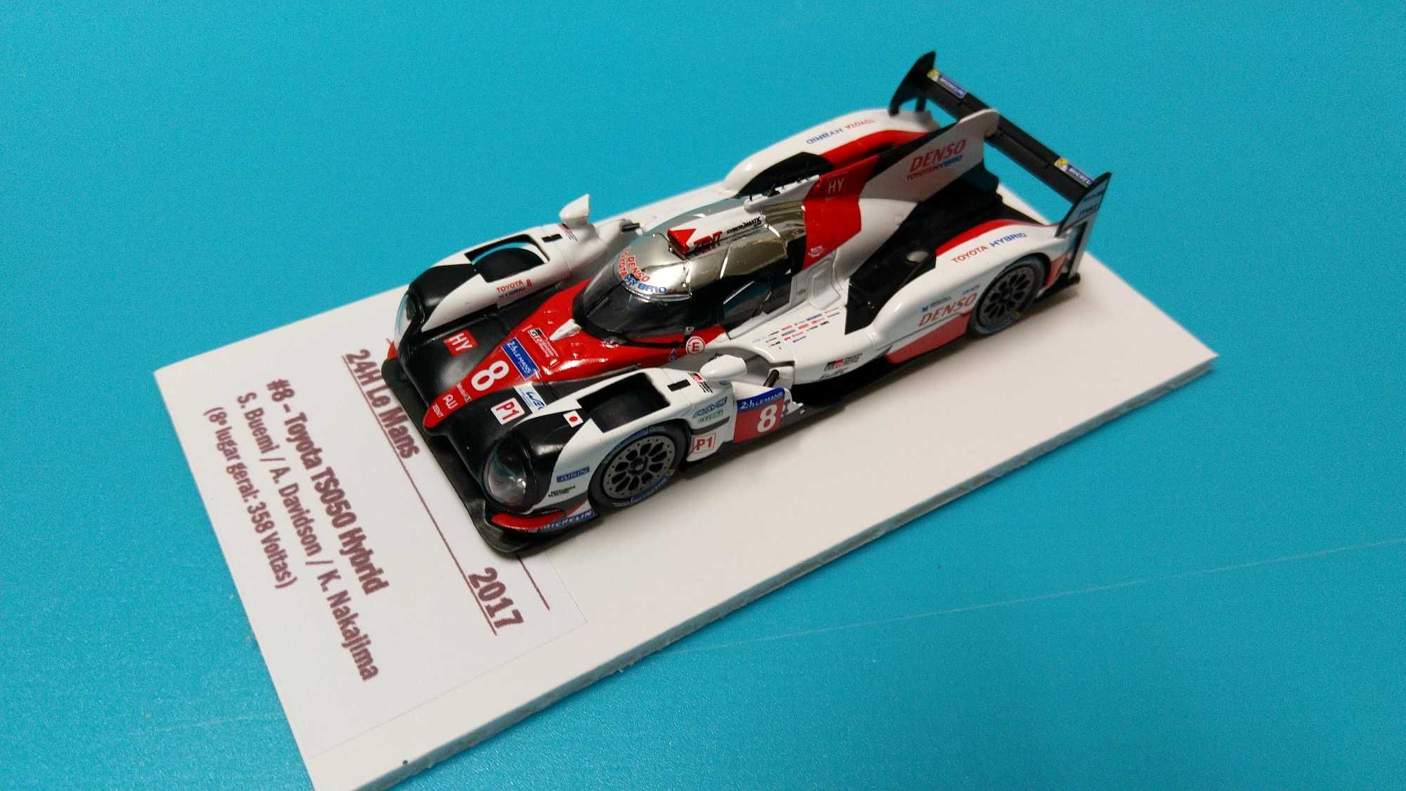 Toyota TS050 Hybrid #8 - 24 h Le Mans 2017 - Miniatura IXO escala 1/43