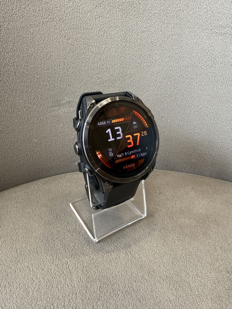 Garmin Fenix 8 47 mm AMOLED Carbon Gray