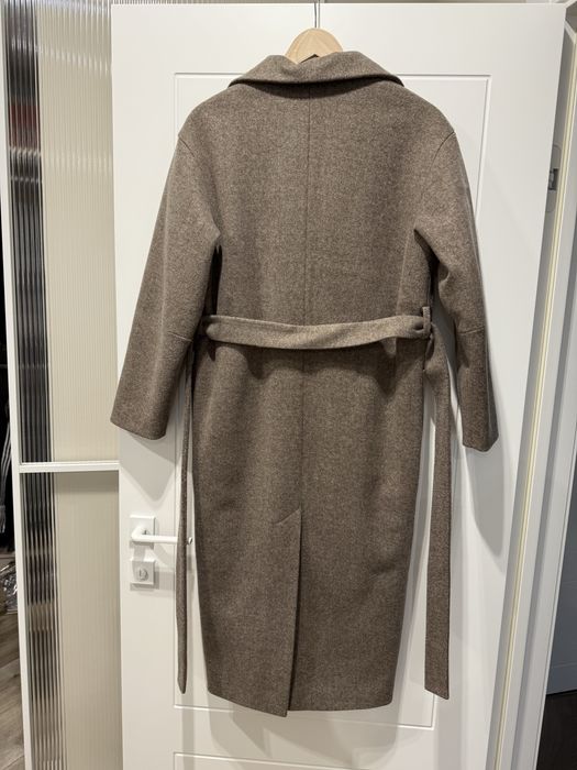 утеплене жіноче пальто кокон