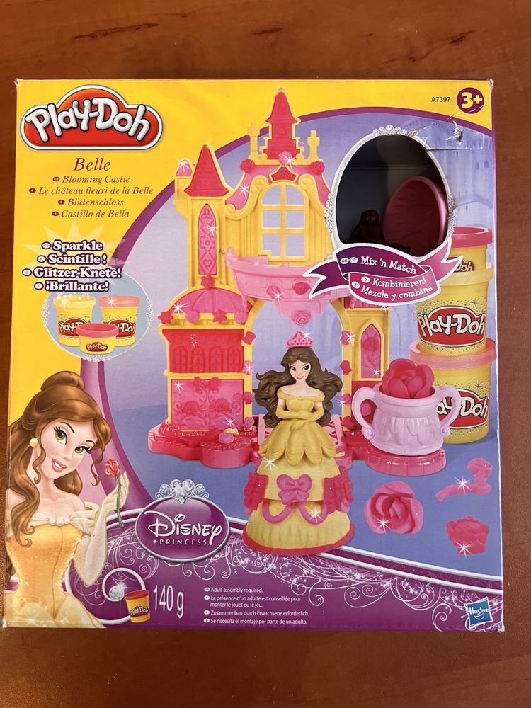 Zestaw playdoh Disney Bella i zamek