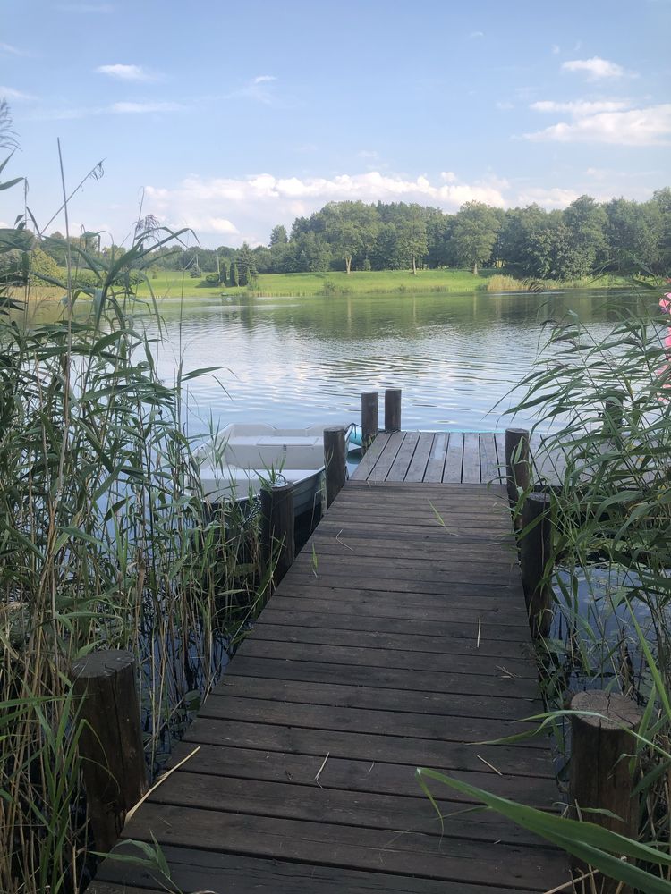 Dom całoroczny z linią brzegową Mazury