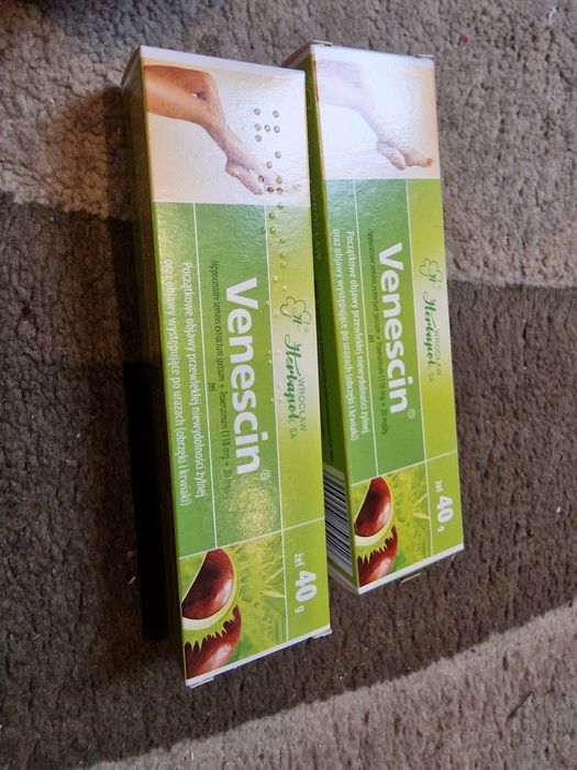Maść Venescin 40g 2sztuki za 23zł Herbapol