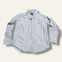 Бавовняна біла сорочка рубашка в блакитну смужку
Polo Ralph Lauren