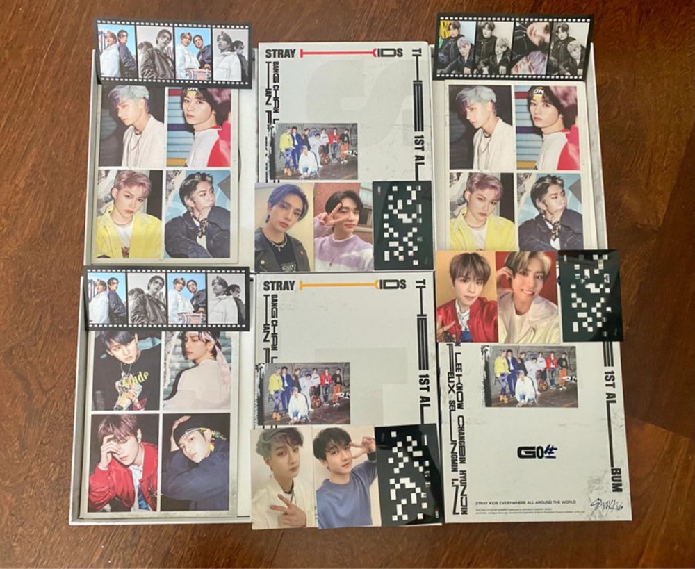 Stray Kids assinaturas kpop album go-live