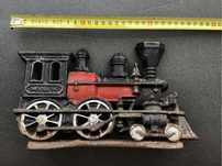 Trava portas Vintage - Locomotiva em ferro fundido