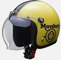 Capacete Monkey amarelo - novo