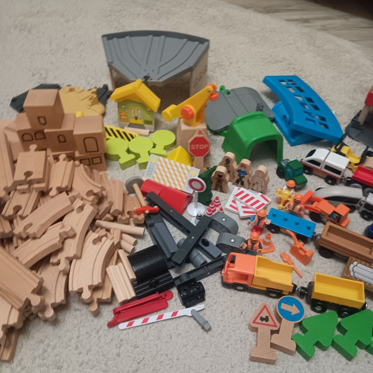 Klocki drewniane Ikea+Lidl