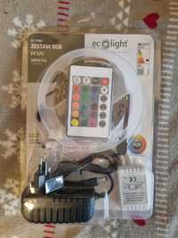 Eco Light Zestaw taśma LED RGB 12V 5mb EC79406