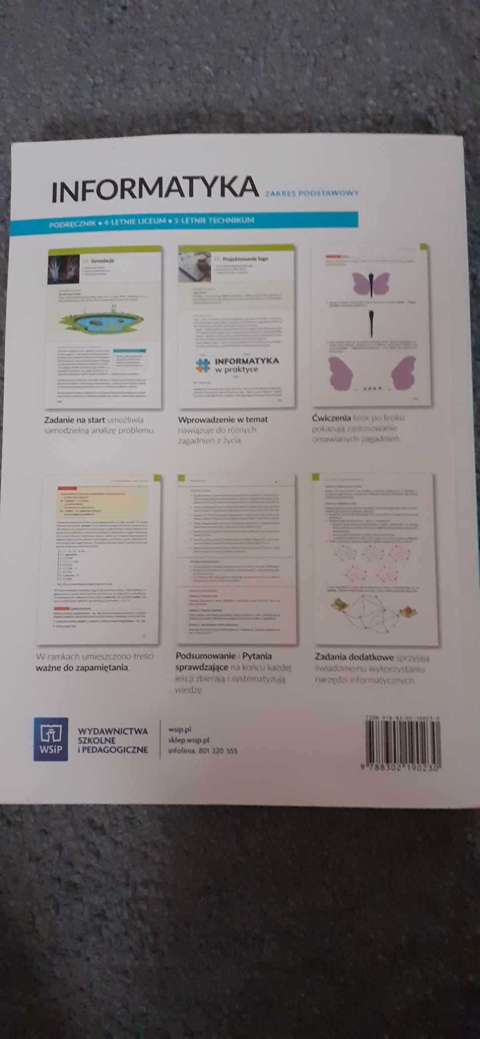 Informatyka 2, podręcznik do liceum i technikum