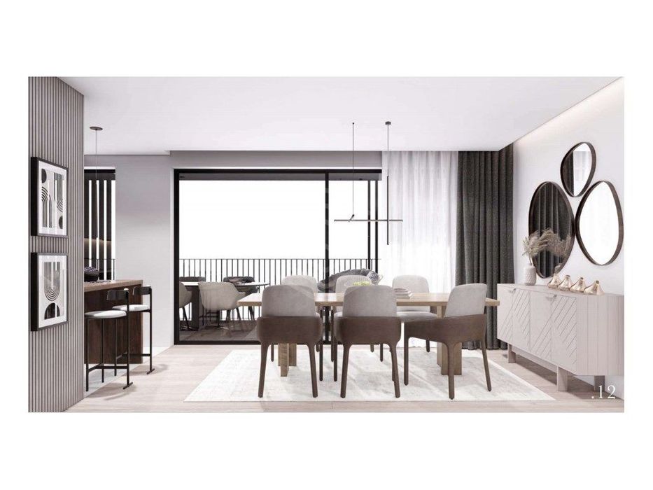 T2, com varanda com 11m2 e lugar de garagem para 1 carros.