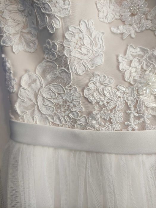 Suknia ślubna MIDI na przebranie ślub cywilny Afeodyta