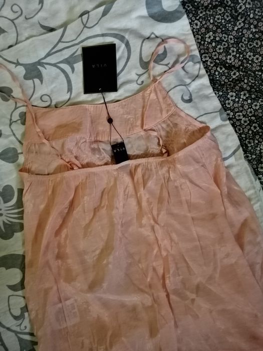 VILA _ nowa z metką! Bluzka Na ramiączkach Z haftem Wiskoza Bluzeczka